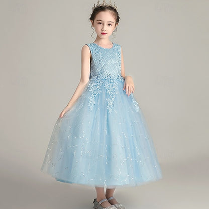 Girls' Flower Kid's Girl Princess Dress