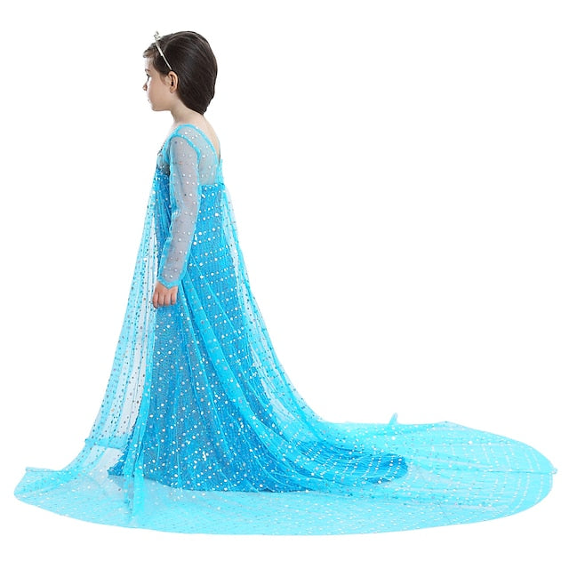 Flower Princess Movie Frozen Dress Girls' Elsa Girl
