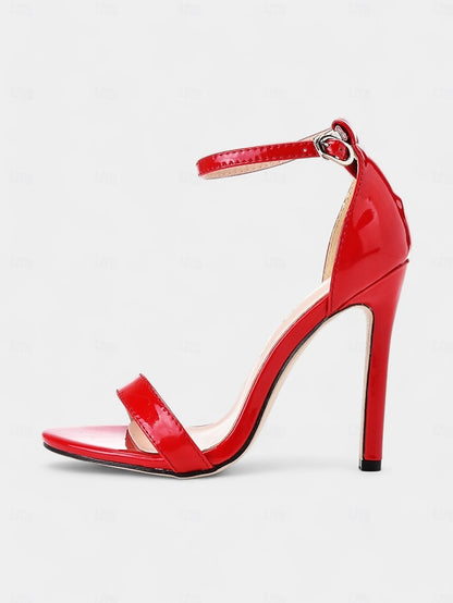 – Wedding Heel Women Sandals Stiletto for Metallic Sleek