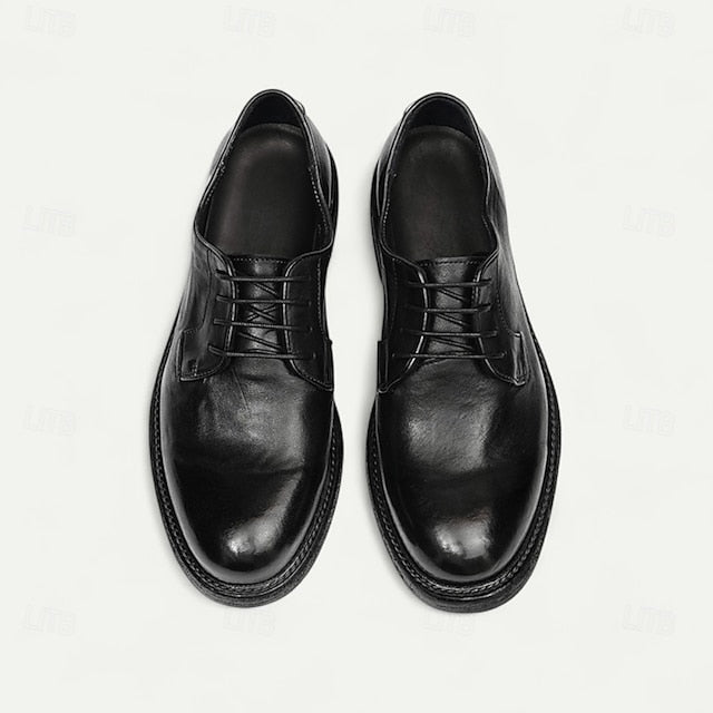 Men's Shoes Welt with Goodyear Tan Clean Leather Derby and