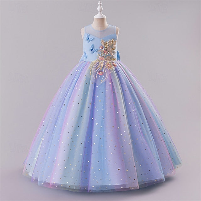 Girl Kid's Flower Dress Girls' Princess