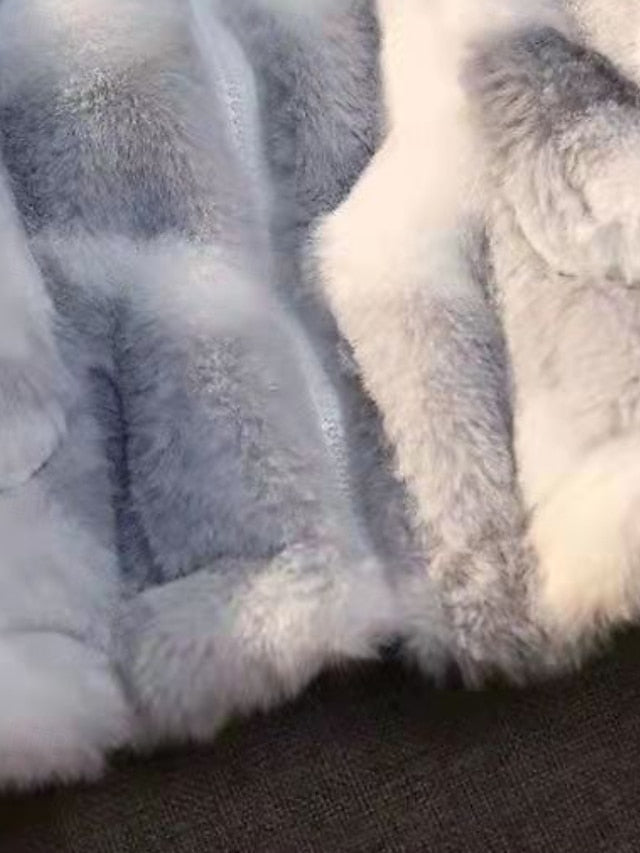 Fur Jacket Teddy Coat Fleece Women's Faux Warm