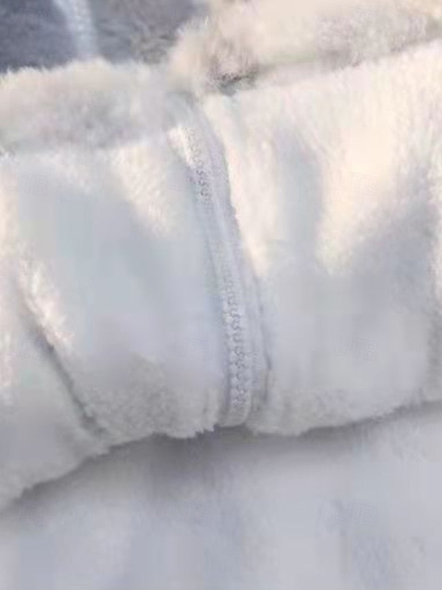 Fur Jacket Teddy Coat Fleece Women's Faux Warm