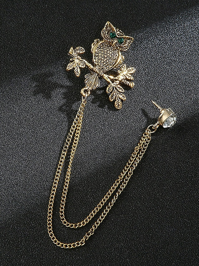 Men's with Lapel Pin Christmas Brooch Deer