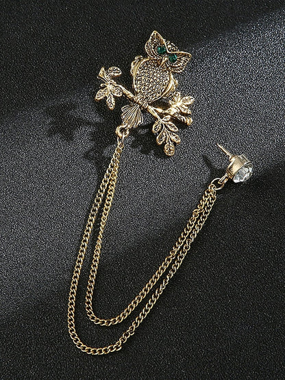 Men's with Lapel Pin Christmas Brooch Deer