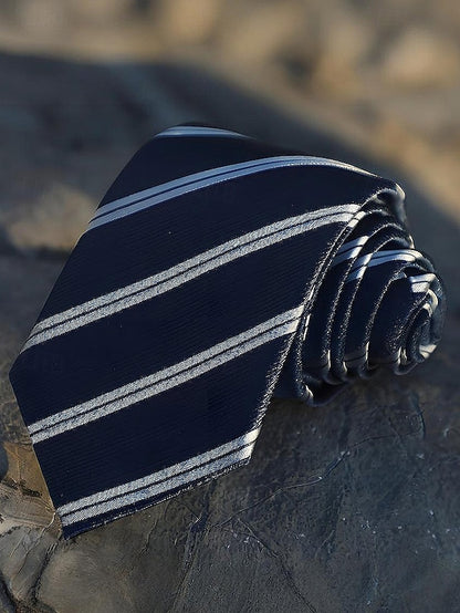 Striped Silk Tie Necktie Paisley and Men's Classic