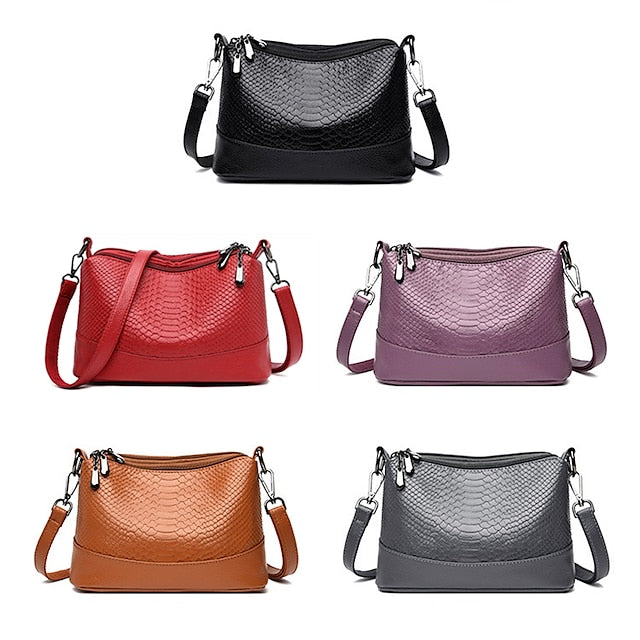 Leather Hobo Crossbody Bag Shoulder PU Women's