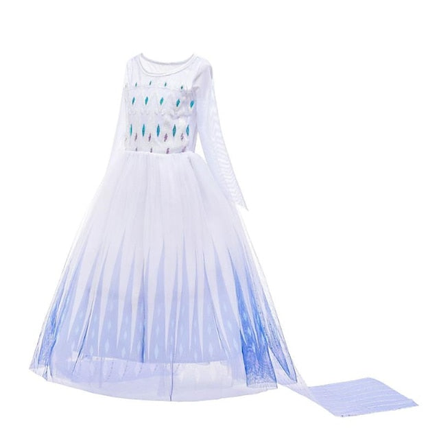 Flower Movie Girl Cosplay Dress Girls' Princess Elsa