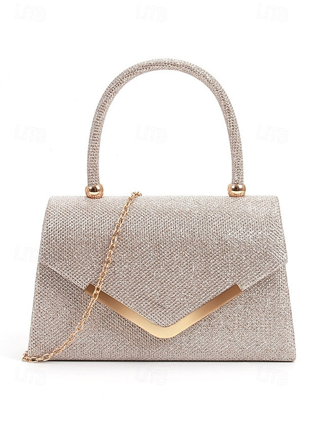 Glitter Chain Strap Bag Evening with Women's Clutch –
