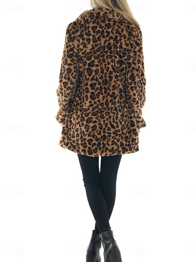 Winter Patchwork with Coat Breathable Warm Pockets Women's