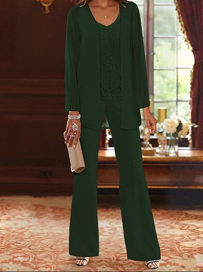 Piece Pantsuit Bride 3 the Formal Wedding Beach of Mother