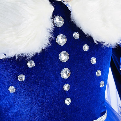 Dress Girl Flower Princess Party Frozen Theme Fairytale Elsa