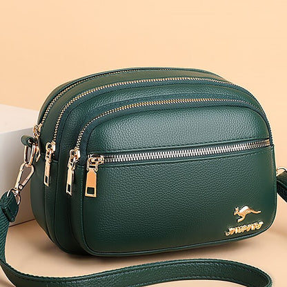 Leather Bag Dome Crossbody Shoulder PU Women's