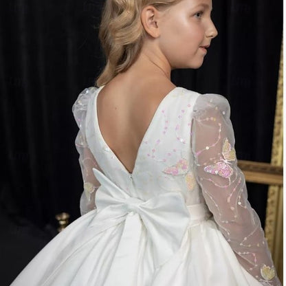 Flower Kids Party Dress Girls' Communion Girl First