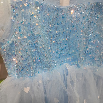 Cloak Cosplay Flower Frozen Girl Elsa Dress Princess