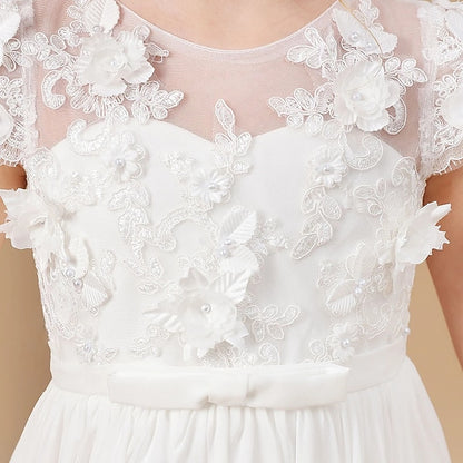 Girl First Dress Communion Flower Princess Girls'