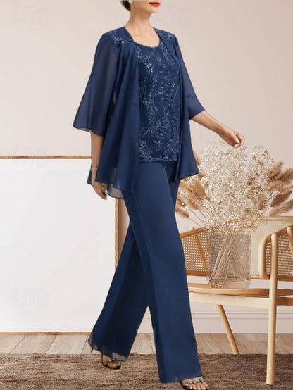 of the Guest Wedding Bride Pantsuit Piece Mother Elegant 3 Dress