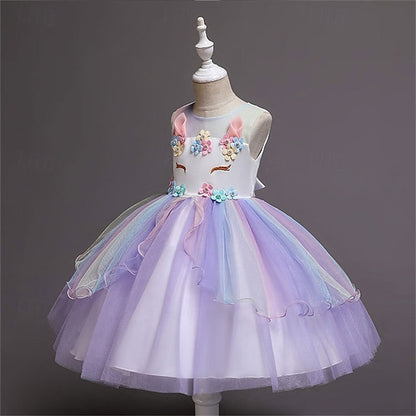 Princess Flower Dress Girl Kid's Girls'