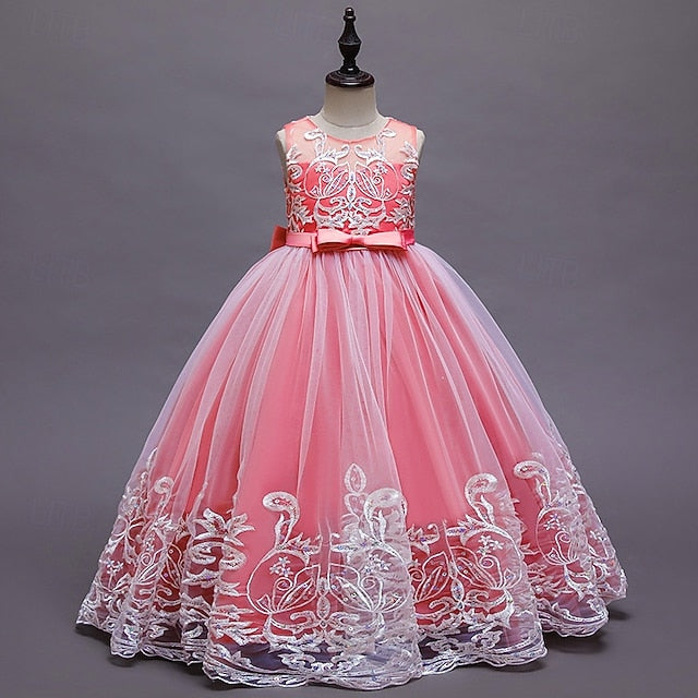 Girl Flower Girls' Dress Kid's Princess