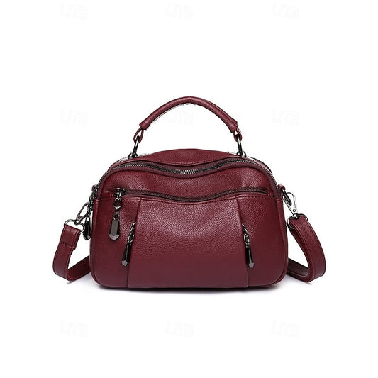 Crossbody Leather Faux Bag Women's