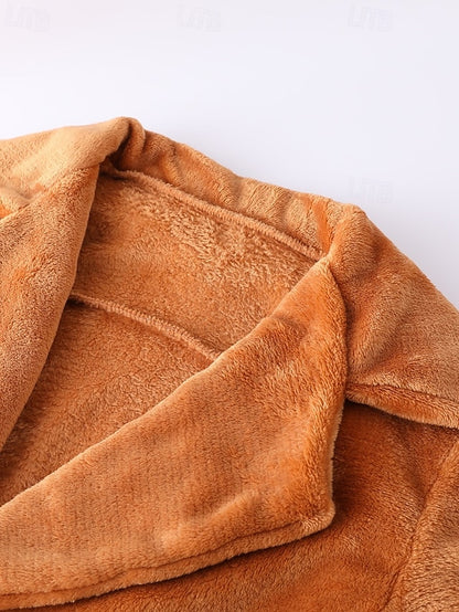 Furs Faux Teddy Warm Women's Coat Comfortable Fur