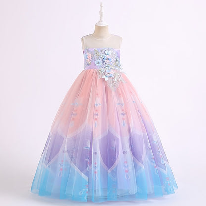 Party Girls' Kids Girl Dress Flower