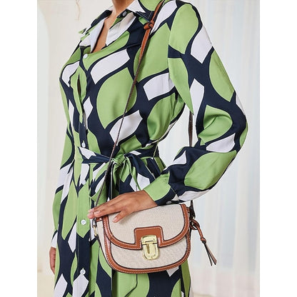 – Bag Trim Vintage Women's Crossbody Leather Small