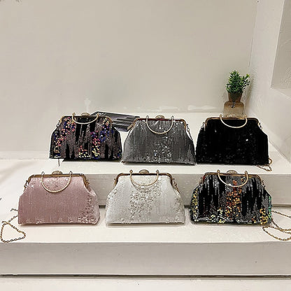 Synthetic Party Handbag Bags Women's Bag Clutch Dome