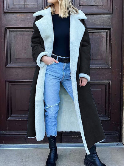 Jacket Breathable Women's Teddy Coat Pocket Fleece Warm