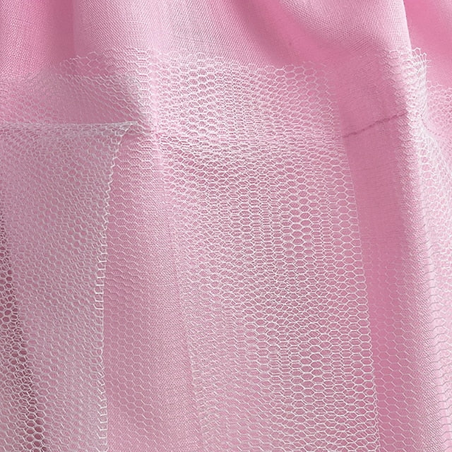 Kids Girl Solid Colored Dress Girls' Flower