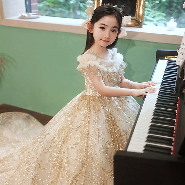 Dress Kid's Girls' Flower Princess Girl