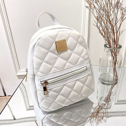 Front Backpack with Stylish – Zipper Quilted Pocket Mini and