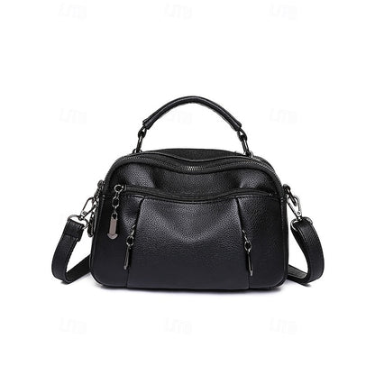 Crossbody Leather Faux Bag Women's