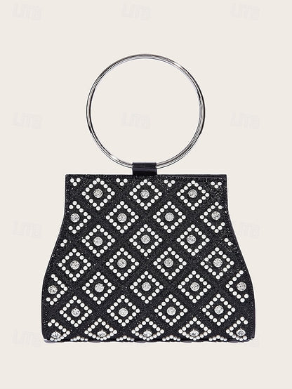 Women's Evening Rhinestone – Clutch Embellished Bag