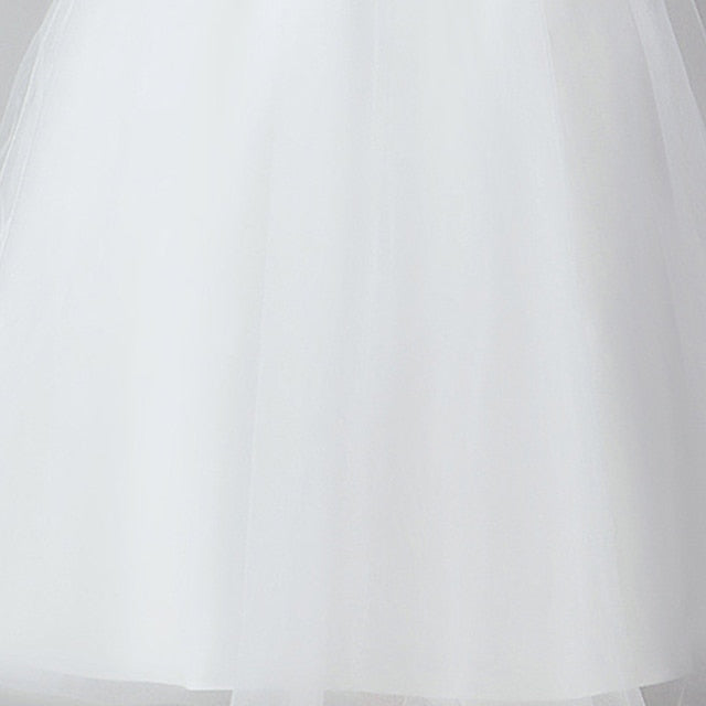 Girls' Girl Kids Dress Color Solid Flower Party