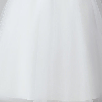 Girls' Girl Kids Dress Color Solid Flower Party