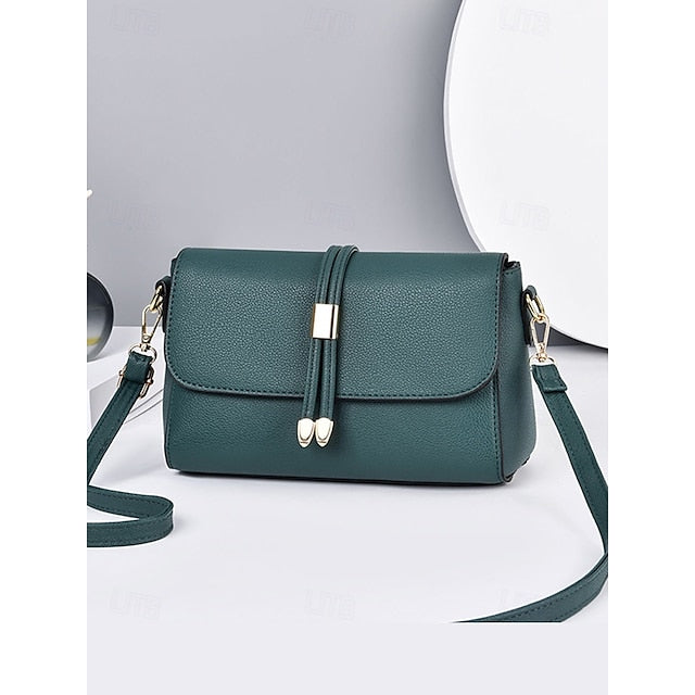 Burgundy Bags in Crossbody Leather Black Women's Faux and