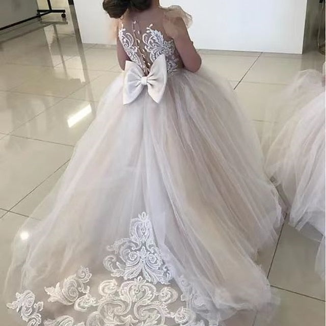 Girls' Dress First Party Girl Communion Flower