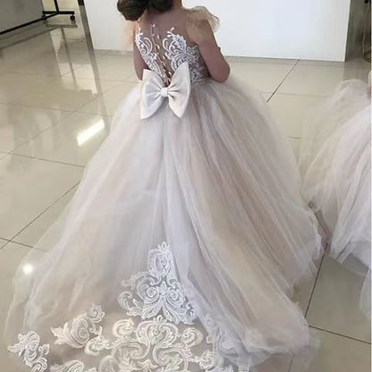 Girls' Dress First Party Girl Communion Flower