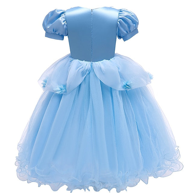 Flower Princess Girl Dress Girls' Cinderella Movie