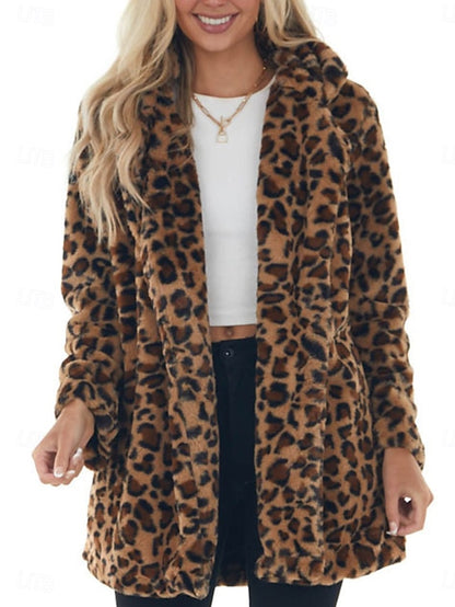 Winter Patchwork with Coat Breathable Warm Pockets Women's