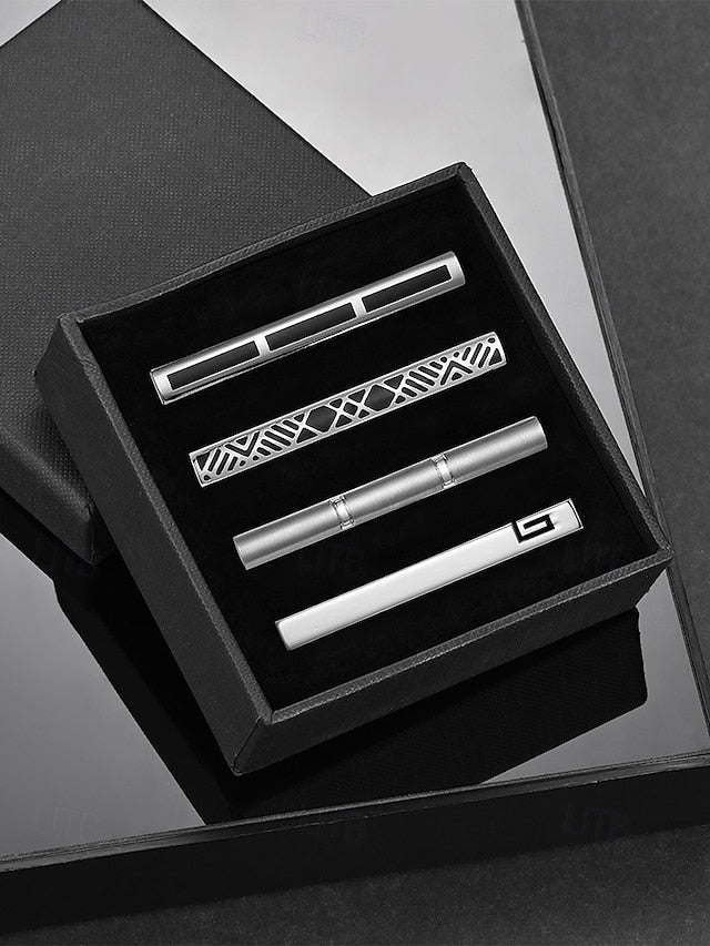 Tie - Slim Men's Metal Clip