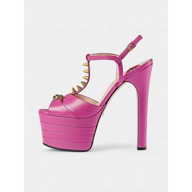 Edgy - Gold High Women's Silver Metallic and Heels Platform