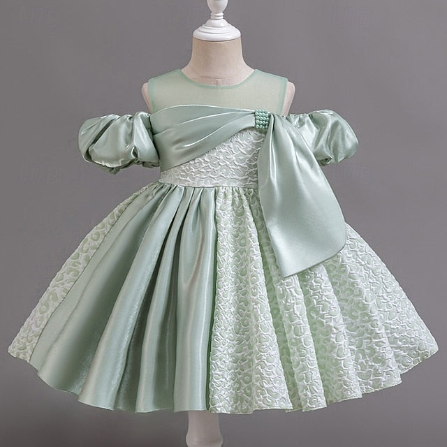 Girls' Wedding Flower Girl Party Formal Dress