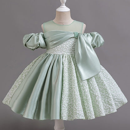 Girls' Wedding Flower Girl Party Formal Dress