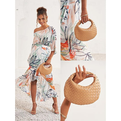 Bag Evening Handbag Leather Women's PU Party Wristlet