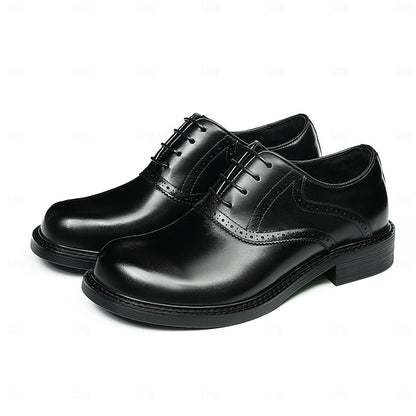 First Genuine Leather Shoes- Layer Men's Oxford