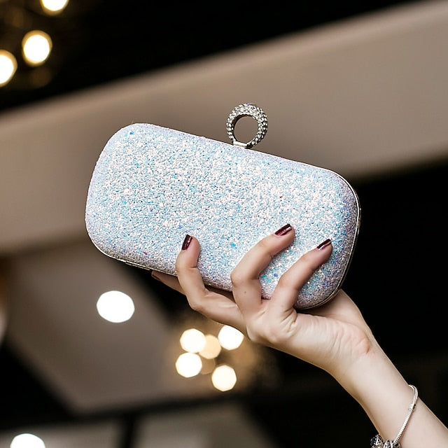 Wristlet Leather PU Bags Clutch Women's Evening Bag