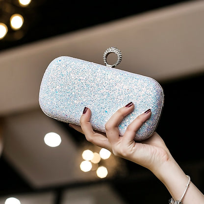 Wristlet Leather PU Bags Clutch Women's Evening Bag