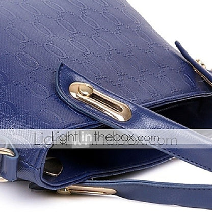 4 Bag Leather Purse PU Women's Pieces Set